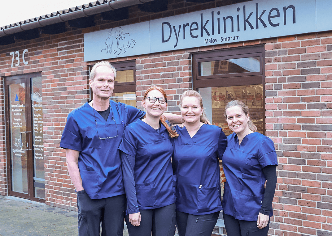 måløv smørum dyreklinik team - cover lille 2024